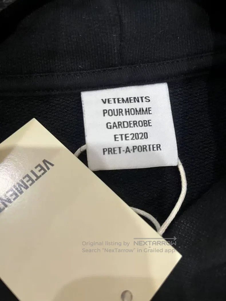 Vetements Vetements Black splattered ink sweatshirt Size US XS / EU 42 / 0 - 3 Thumbnail
