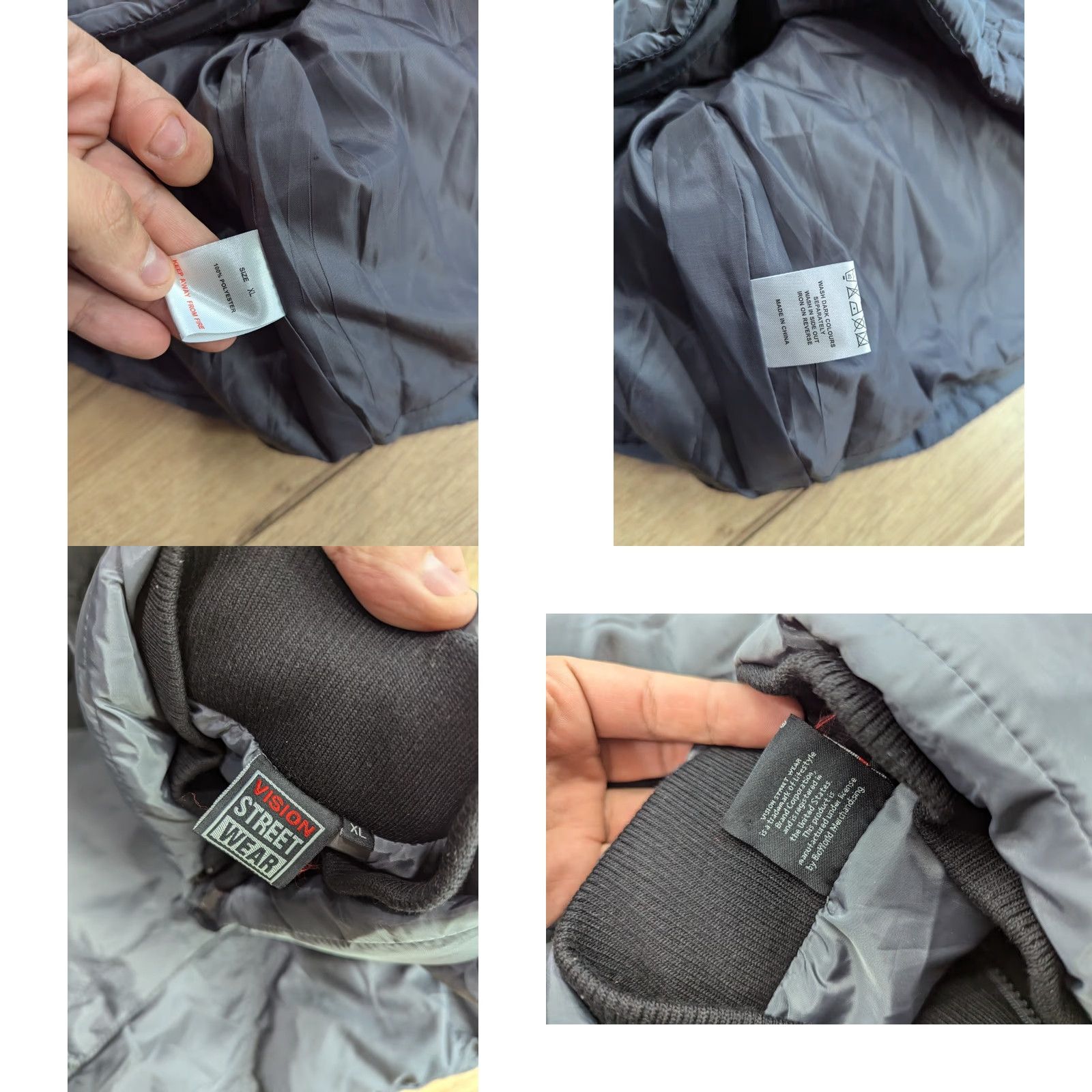 Vintage VINTAGE Vision Street Wear Puffer Vest Mens XL Gray Sleveless Regular Size XS? Size US XL / EU 56 / 4 - 8 Thumbnail