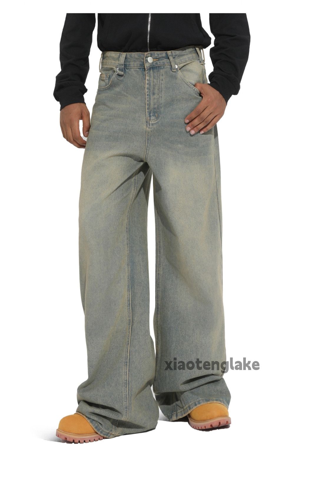 Jean xz vintage washed faded cleanfit yuppie flared jeans Size US 32 / EU 48 - 4 Thumbnail