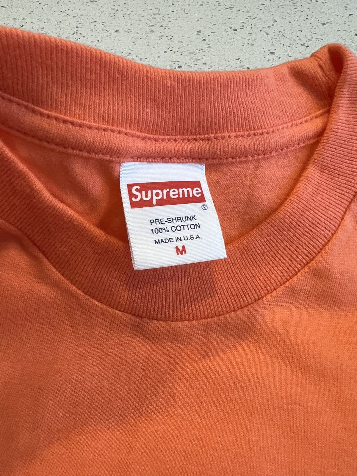 Supreme Supreme Bite Tee Neon Orange Size US M / EU 48-50 / 2 - 3 Thumbnail