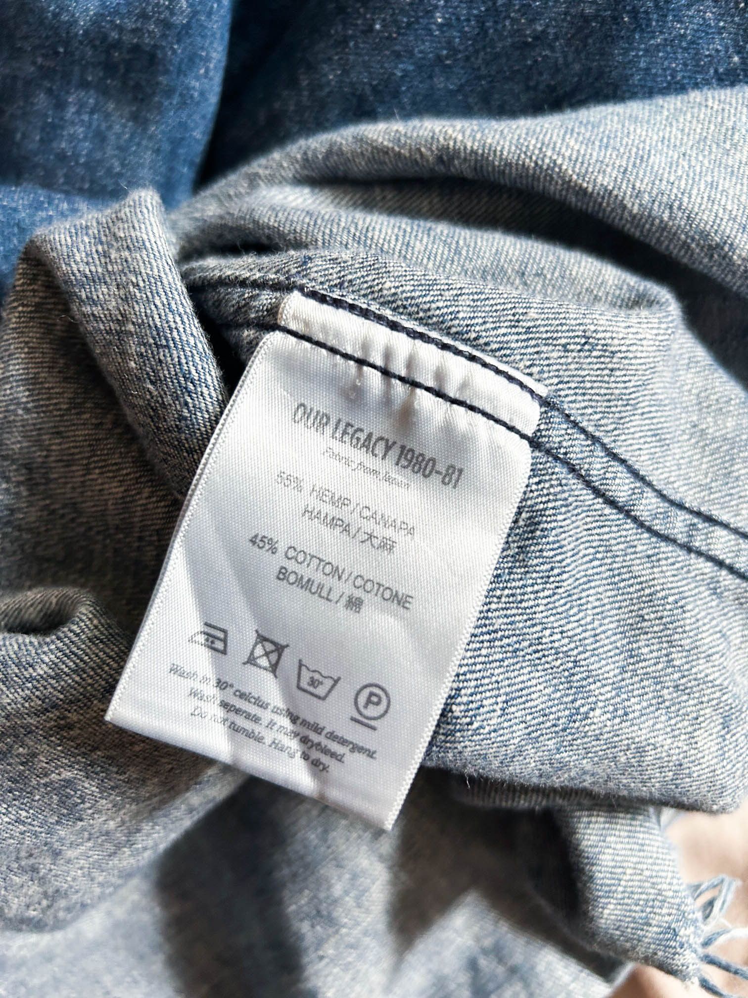 Our Legacy Indigo Denim Shirt Size US M / EU 48-50 / 2 - 4 Thumbnail