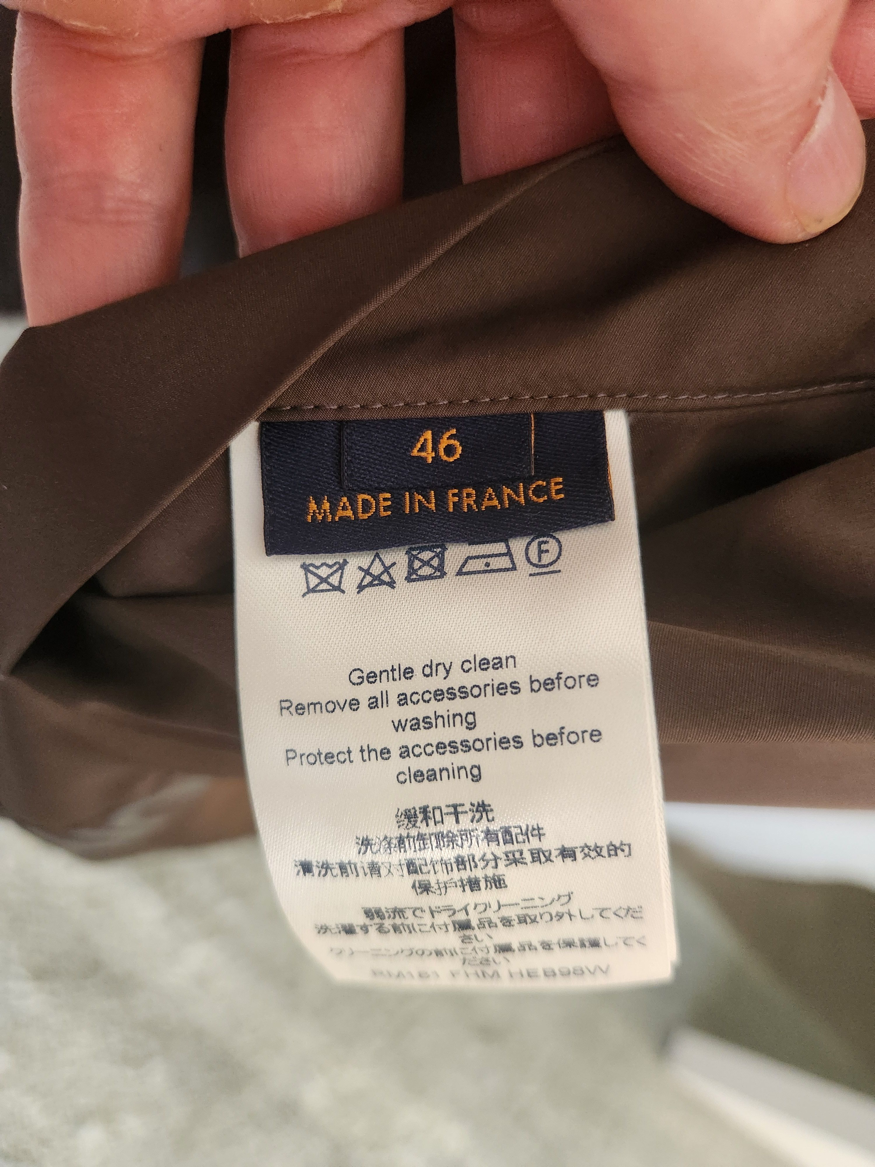 Louis Vuitton LV Light weight spray jacket light brown oversize fit Size US S / EU 44-46 / 1 - 20 Thumbnail