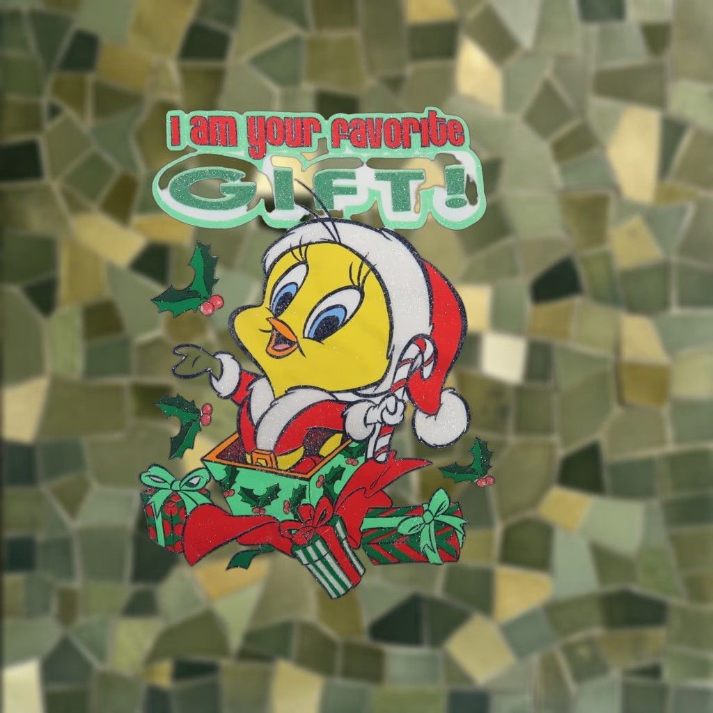 Vintage VINTAGE 90s Looney Tunes Tweety Bird Christmas Sweatshirt White 2XL Women Crew Neck Pullover Size XXL / US 16-18 / IT 52-54 - 1 Thumbnail
