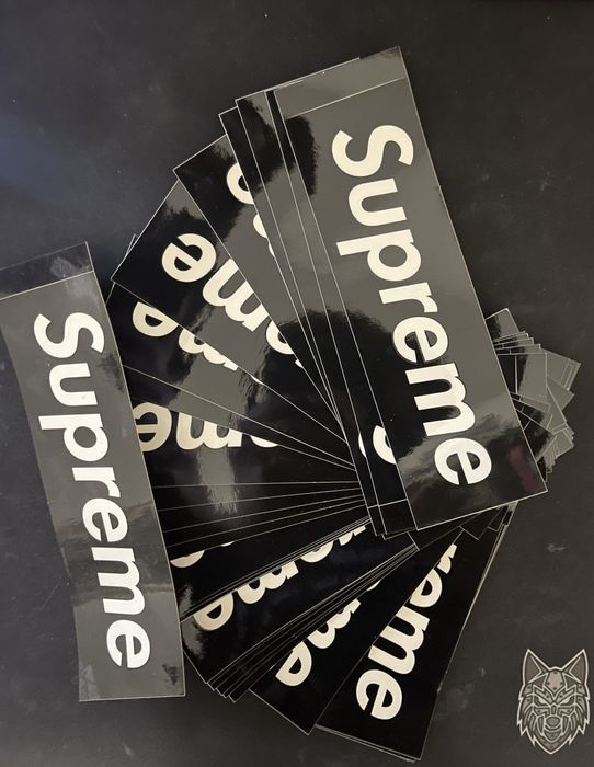 Supreme Supreme Clear Vinyl Box Logo Sticker | Grailed