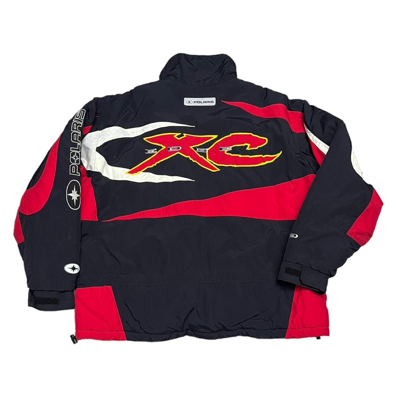 Vintage Vintage 90s POLARIS EDGE XC Retro Winter Parka Biker Jacket