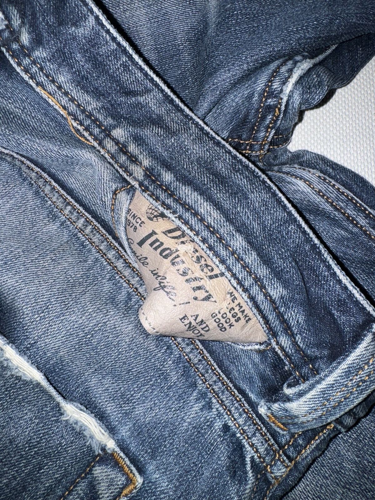 Diesel × Vintage Diesel shorts denim shorts rare rock vintage 00s Rick style Size US 34 / EU 50 - 12 Thumbnail