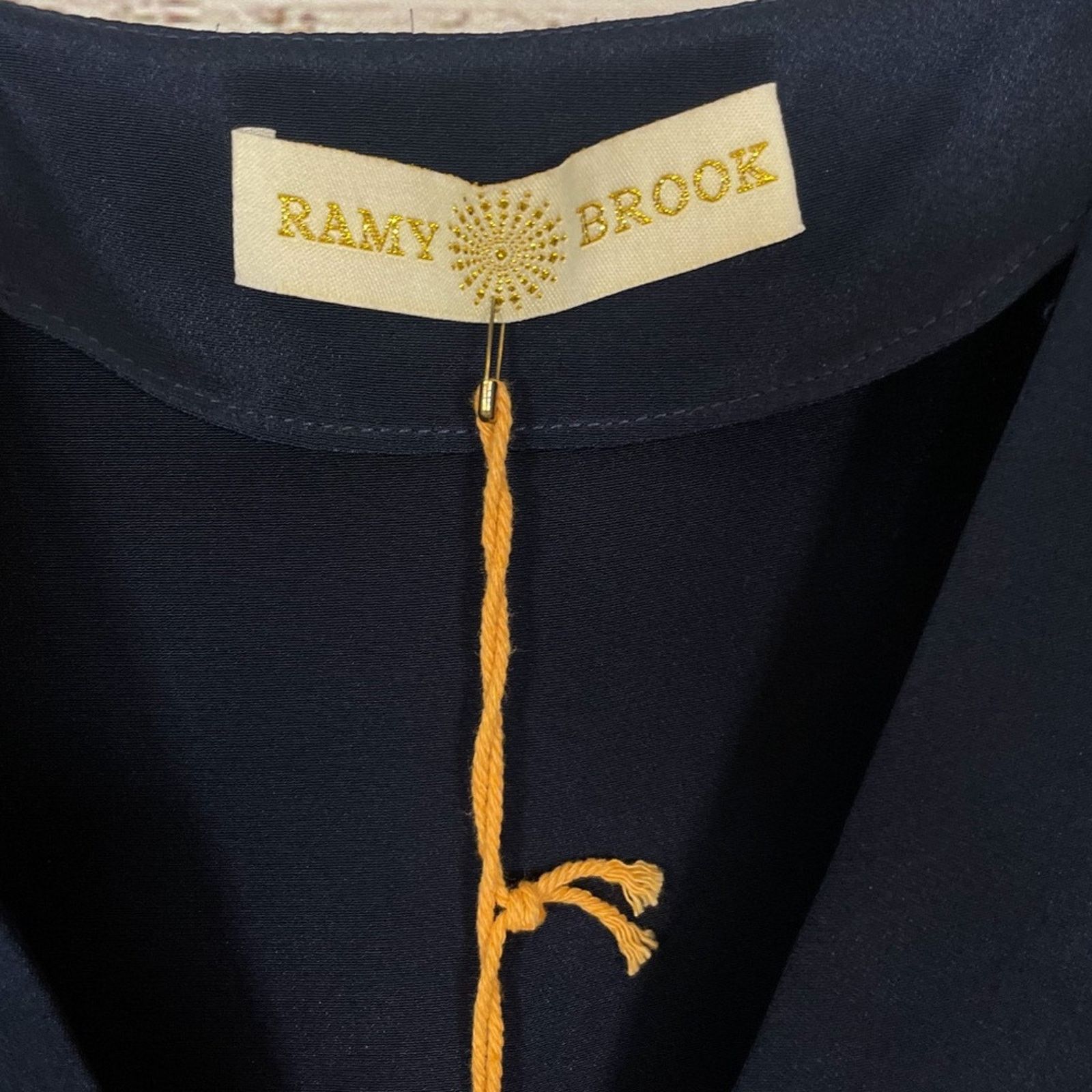 Ramy Brook Ramy Brook Kate Silk V-neck Top, NWT, Size Small, MSRP $345 Size S / US 4 / IT 40 - 7 Thumbnail