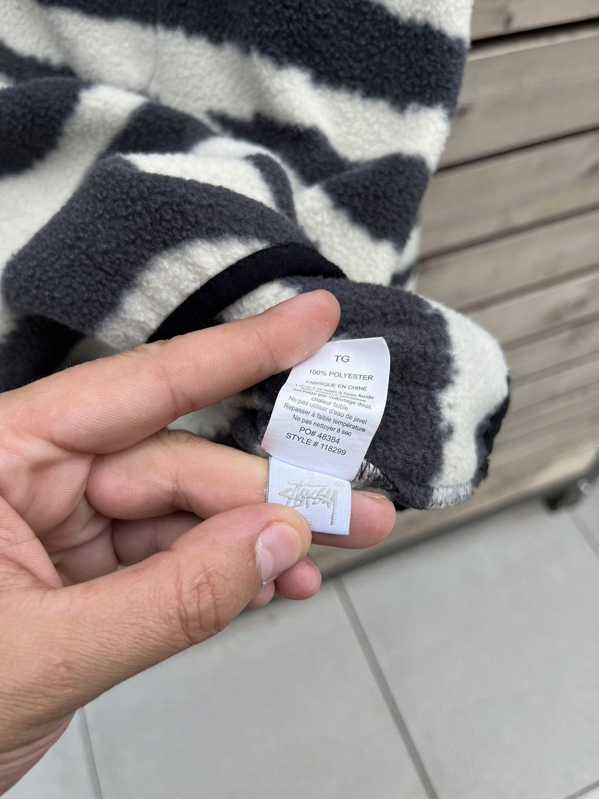 Stussy Stussy Zebra Fleece Jacket Half Zip Pullover Y2K Size US XL / EU 56 / 4 - 9 Thumbnail