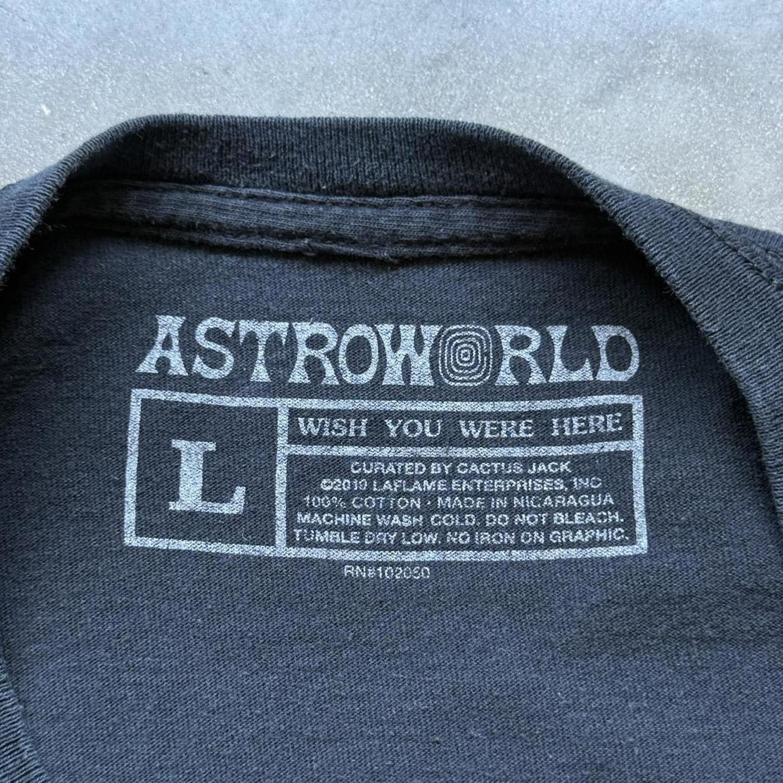 Travis Scott Travis Scott Astroworld “Wish You Were Here” Tour T-shirt Size US L / EU 52-54 / 3 - 5 Thumbnail