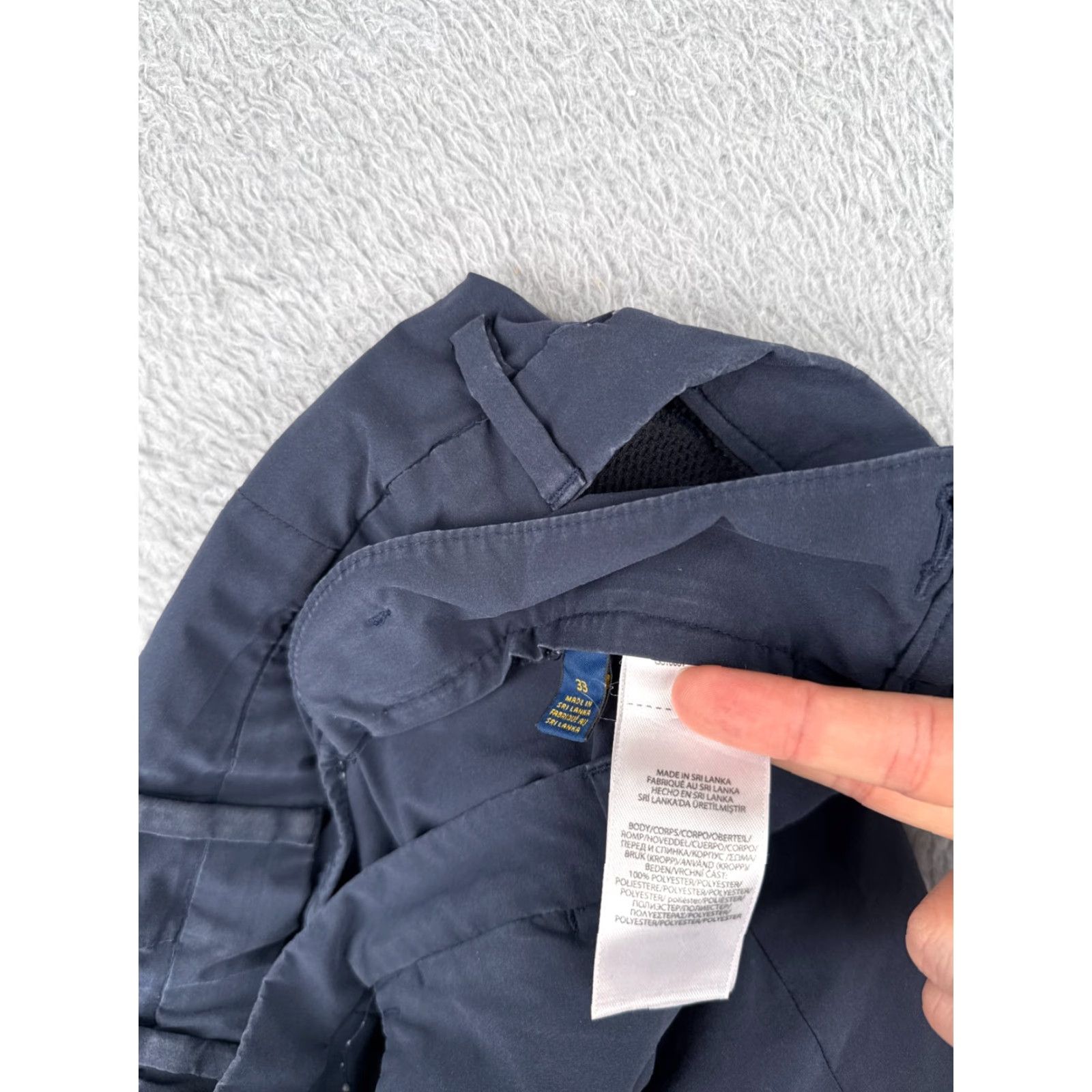 Polo Ralph Lauren Polo Ralph Lauren Shorts Men 40 Blue Chino Zip Fly 100% Polyester Golf READ ME Polo Ralph Lauren Shorts Size US L / EU 52-54 / 3 - 7 Thumbnail