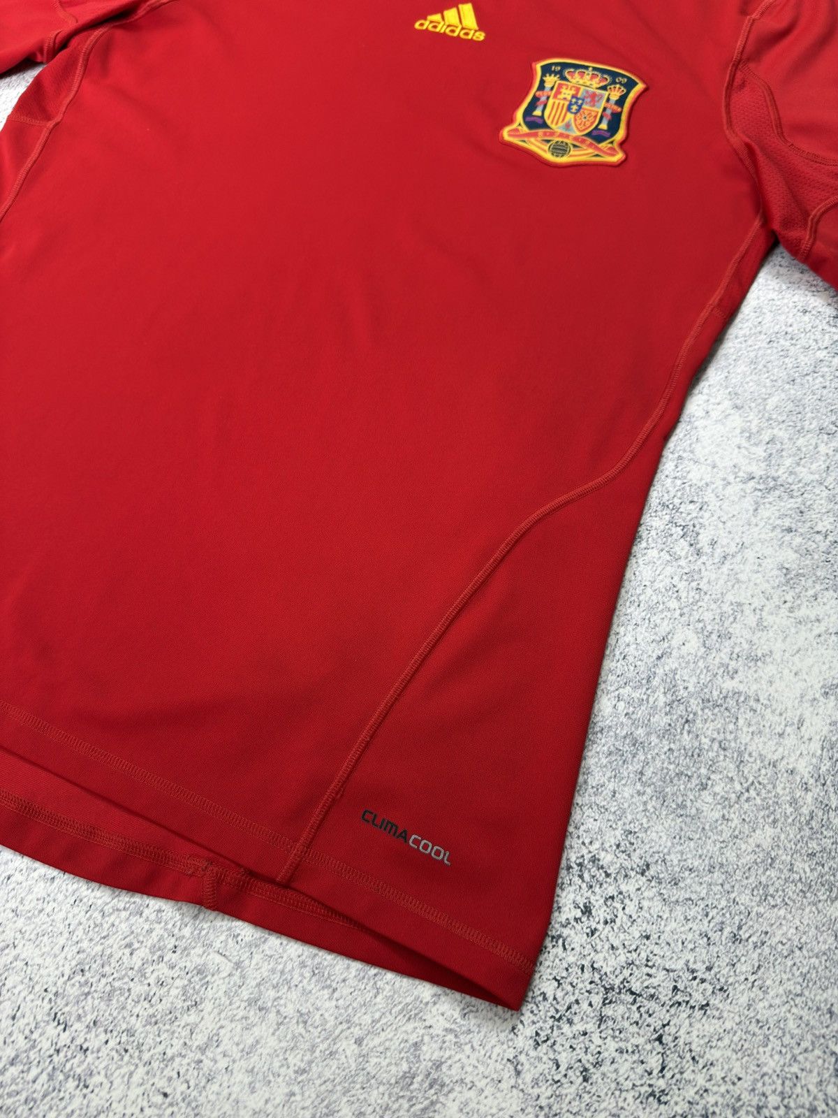 Adidas ADIDAS SPAIN 2009/2010 HOME SHIRT FOOTBALL SOCCER JERSEY 🇪🇸 Size US M / EU 48-50 / 2 - 4 Thumbnail