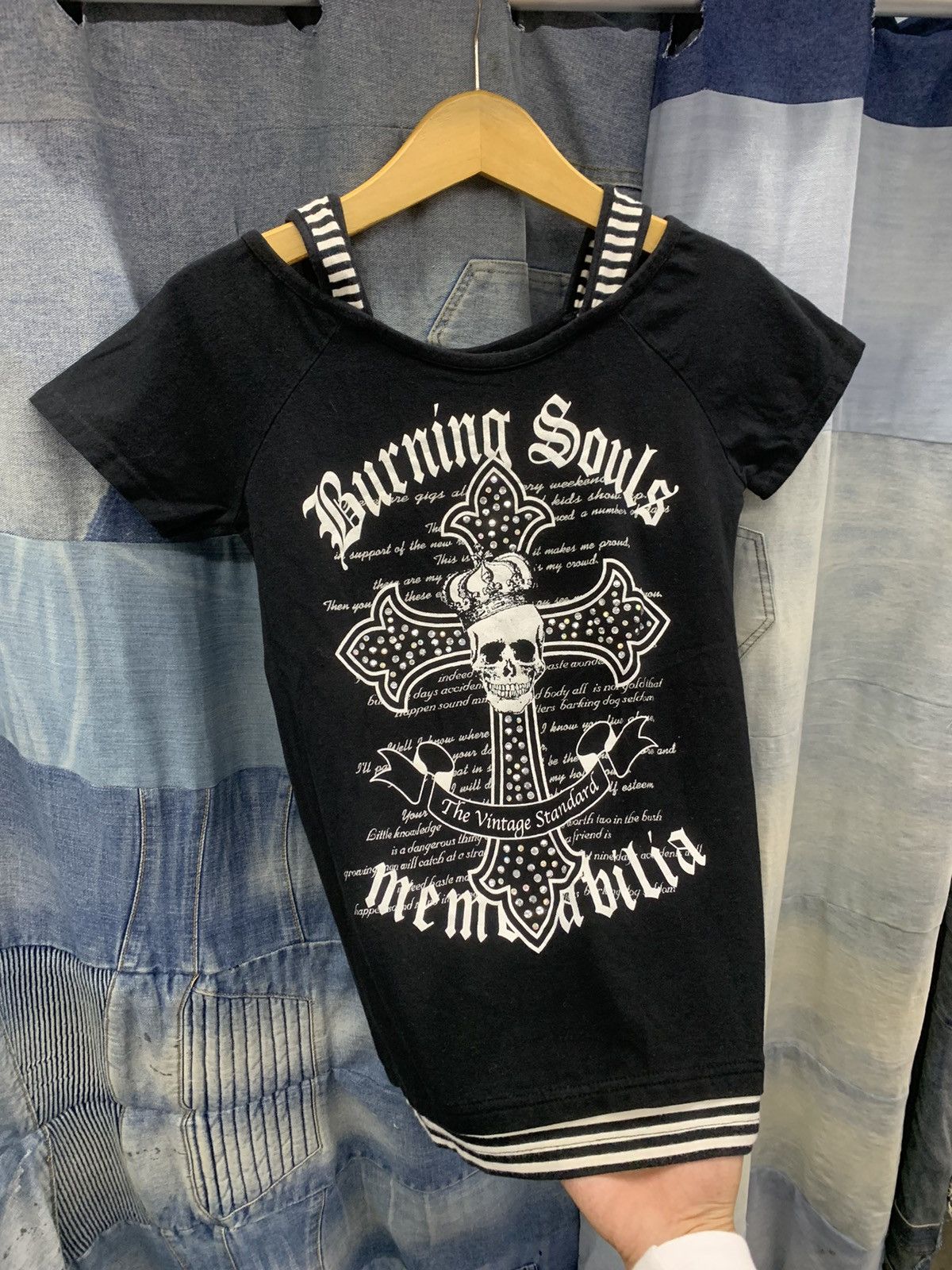Hysteric Glamour × If Six Was Nine × Japanese Brand Burning Souls cross skulls japanse brand Size US S / EU 44-46 / 1 - 3 Thumbnail