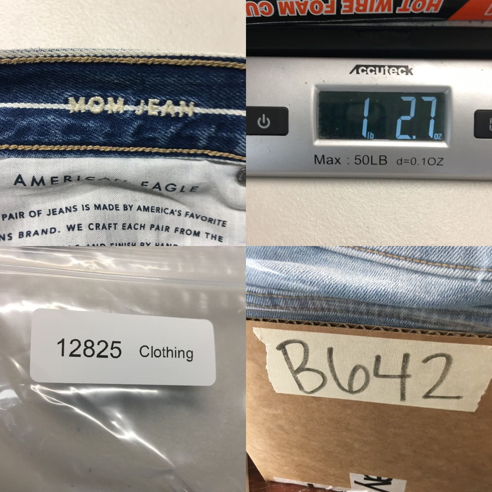 American Eagle Outfitters American Eagle Outfitters Mom Jeans Womens 6 Denim Striped High Rise Zip Fly Casual Blue Denim Size 28" / US 6 / IT 42 - 10 Thumbnail
