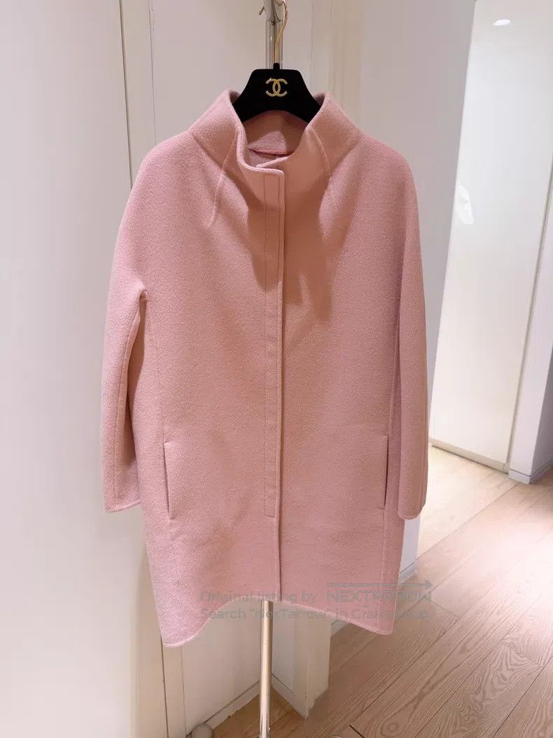 Loro Piana Loro Piana Pink Volcano Collar Baby Cashmere Long Coat Size S / US 4 / IT 40 - 1 Thumbnail