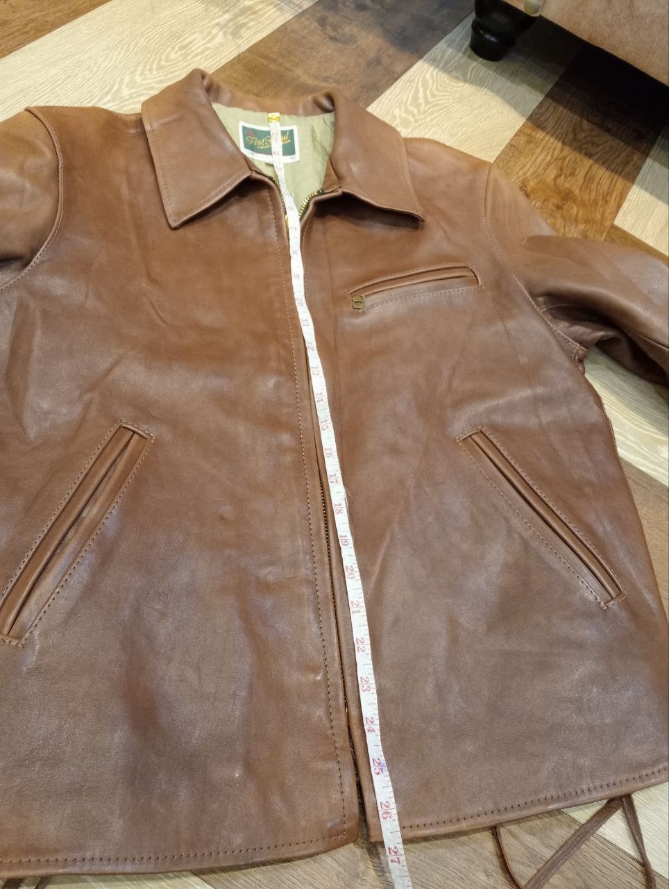 The Flat Head THE FLAT HEAD SINGLE RIDER HORSE LEATHER JACKET - SIZE 44 Size US XL / EU 56 / 4 - 22 Thumbnail