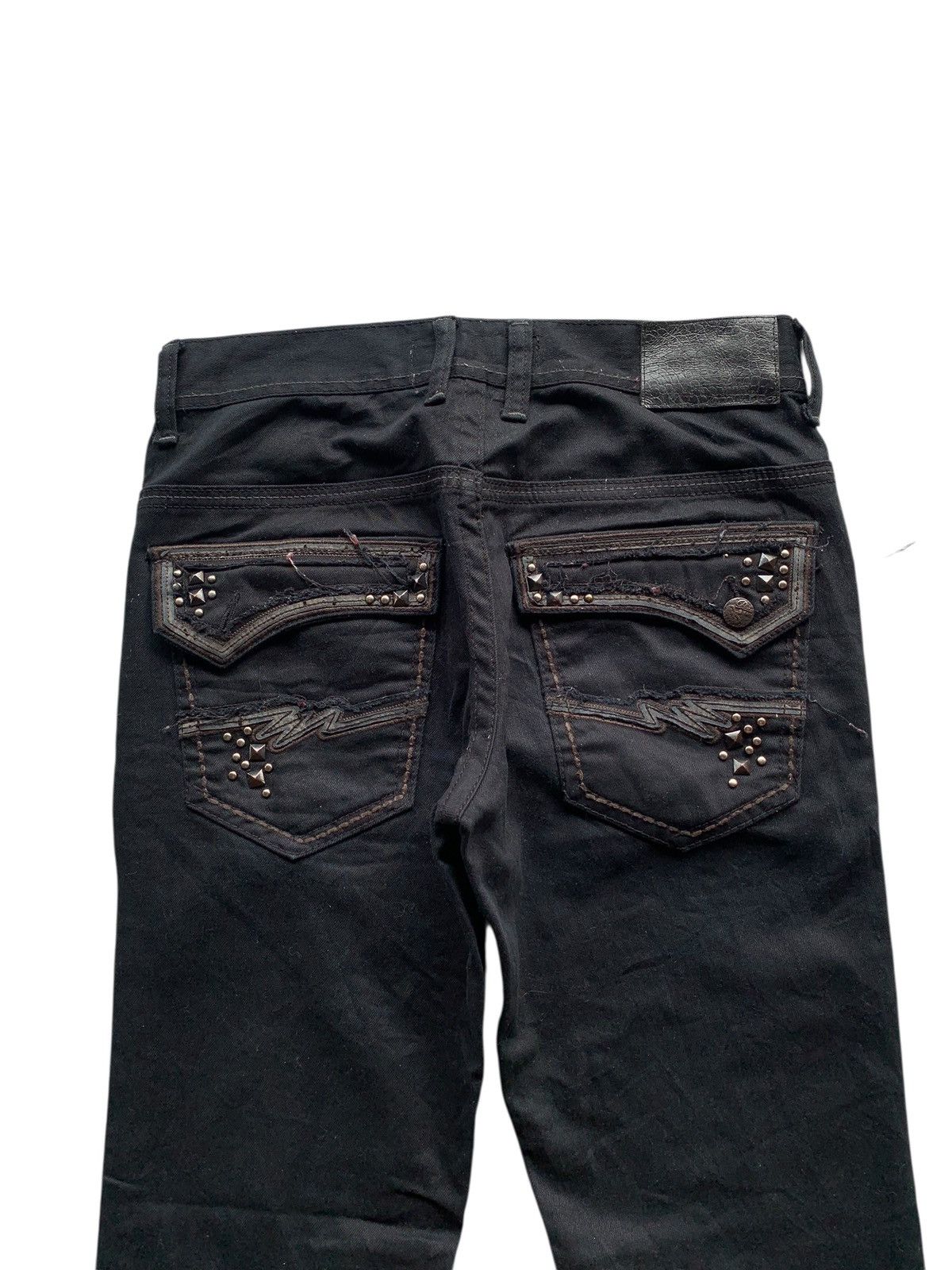 Tornado Mart PUNK PASTA DENIM STUDDED JAPANESE STYLE PANTS Size US 29 - 7 Thumbnail