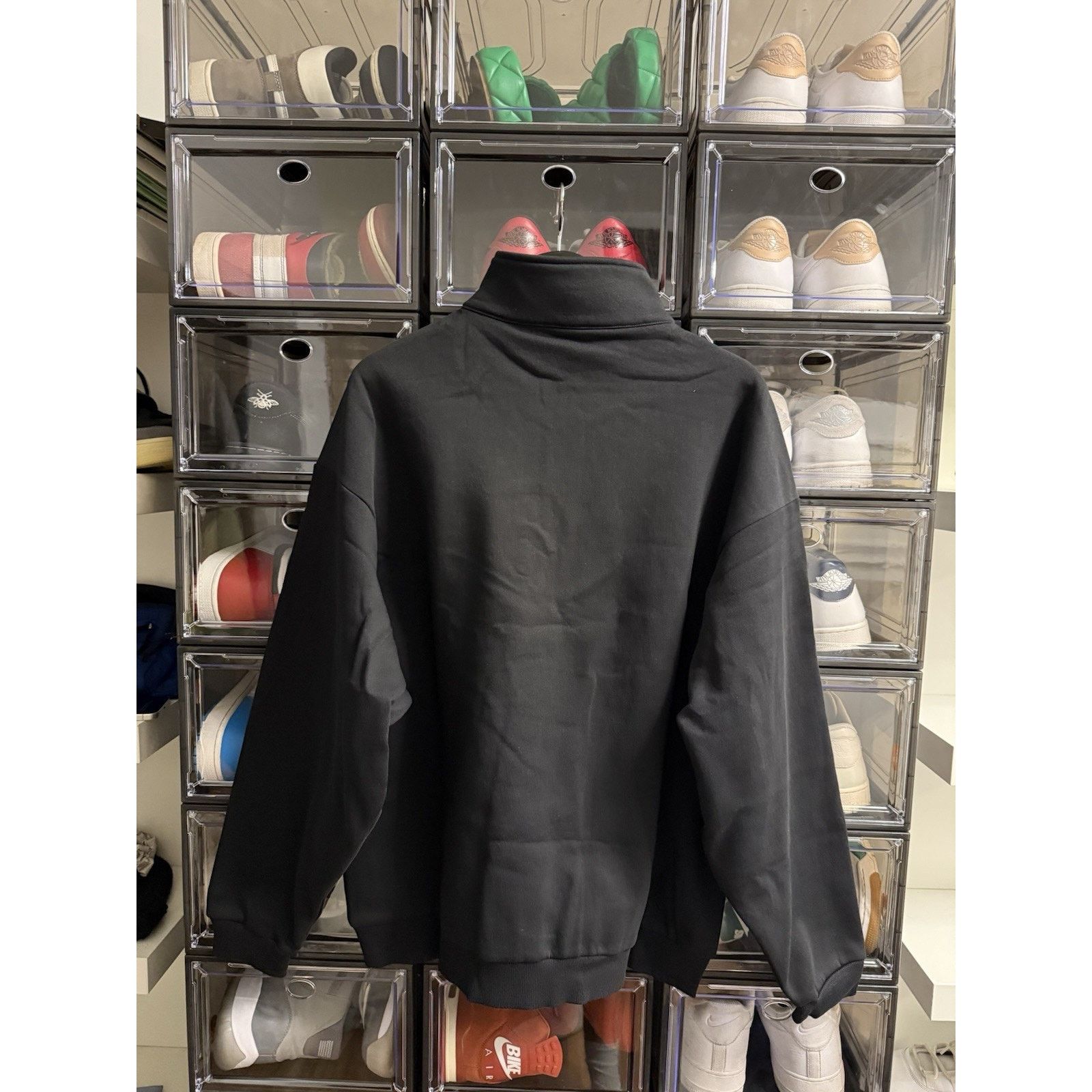 Alo ALO Accolade 1/4 Zip Pullover Mens Black Size US L / EU 52-54 / 3 - 3 Thumbnail
