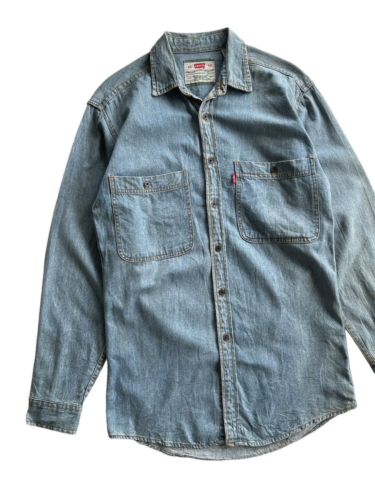 Levi's Vintage Levis Denim Button Up Shirts Size US XS / EU 42 / 0 - 4 Thumbnail