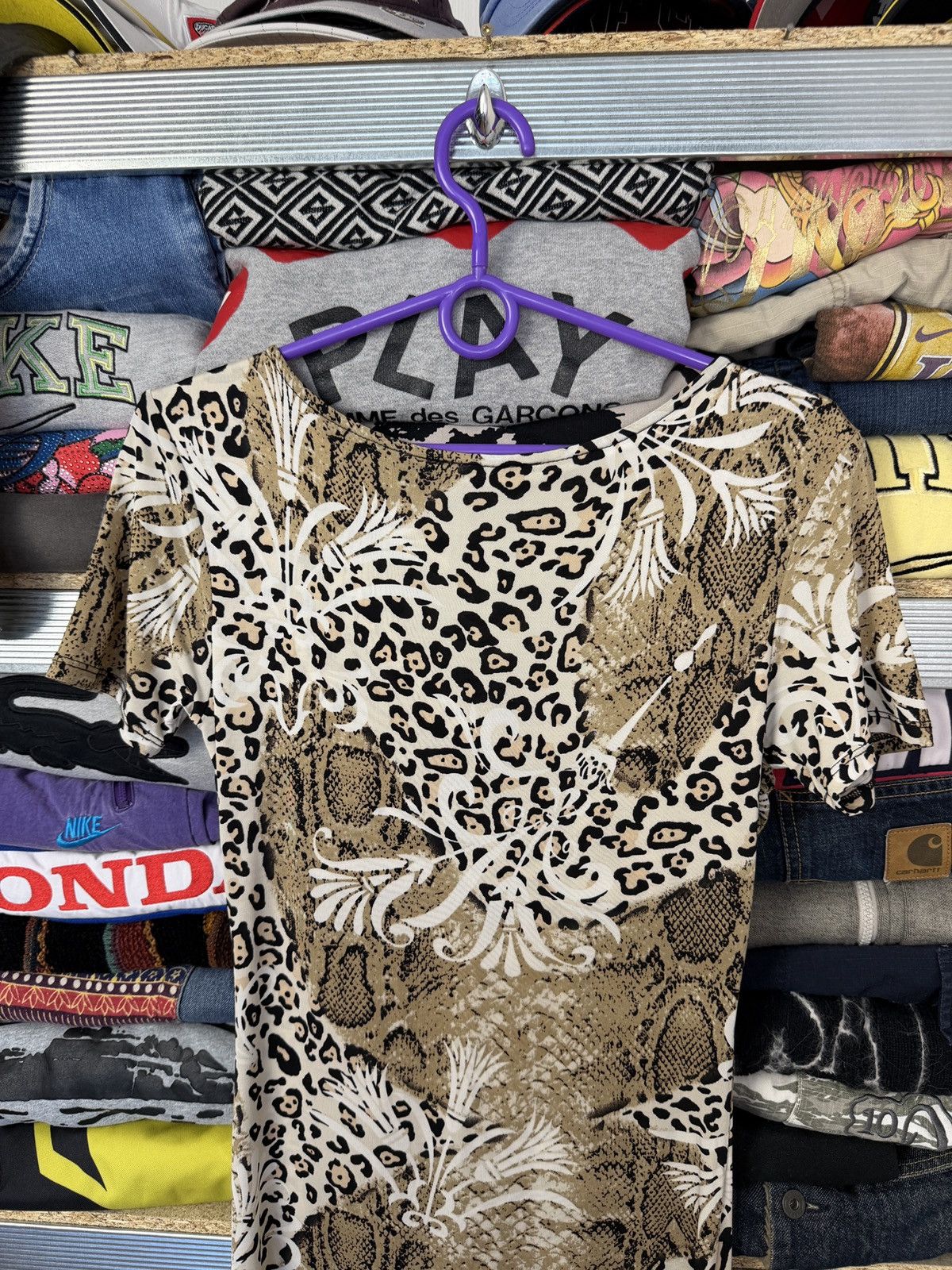 Roberto Cavalli Rare Roberto Cavalli Leopard Print Pattern Dress Size M / US 6-8 / IT 42-44 - 5 Thumbnail
