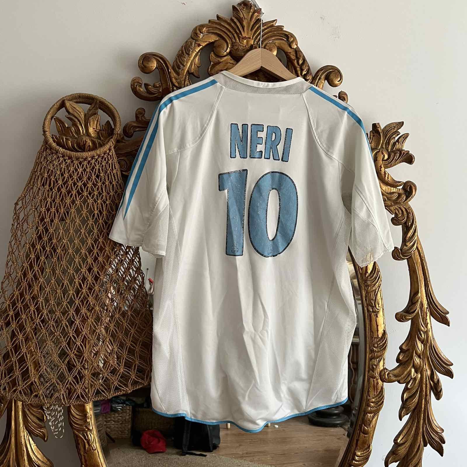 Adidas × Vintage Vintage adidas Olympique de Marseille Neri Soccer jersey Size US L / EU 52-54 / 3 - 2 Thumbnail