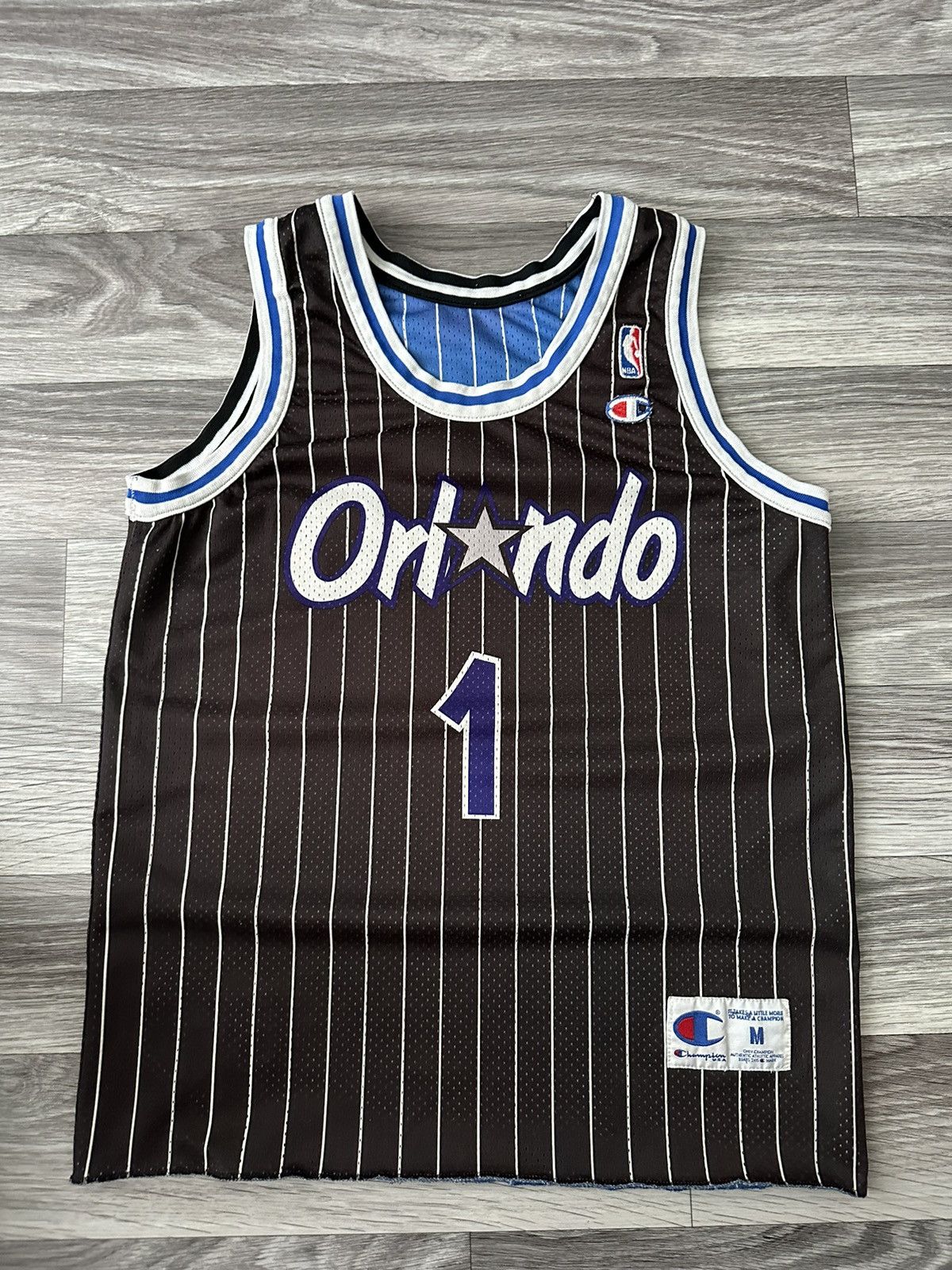 Champion Champion Orlando Magic vntg Hardaway 1 NBA Reversible jersey Size US M / EU 48-50 / 2 - 2 Thumbnail