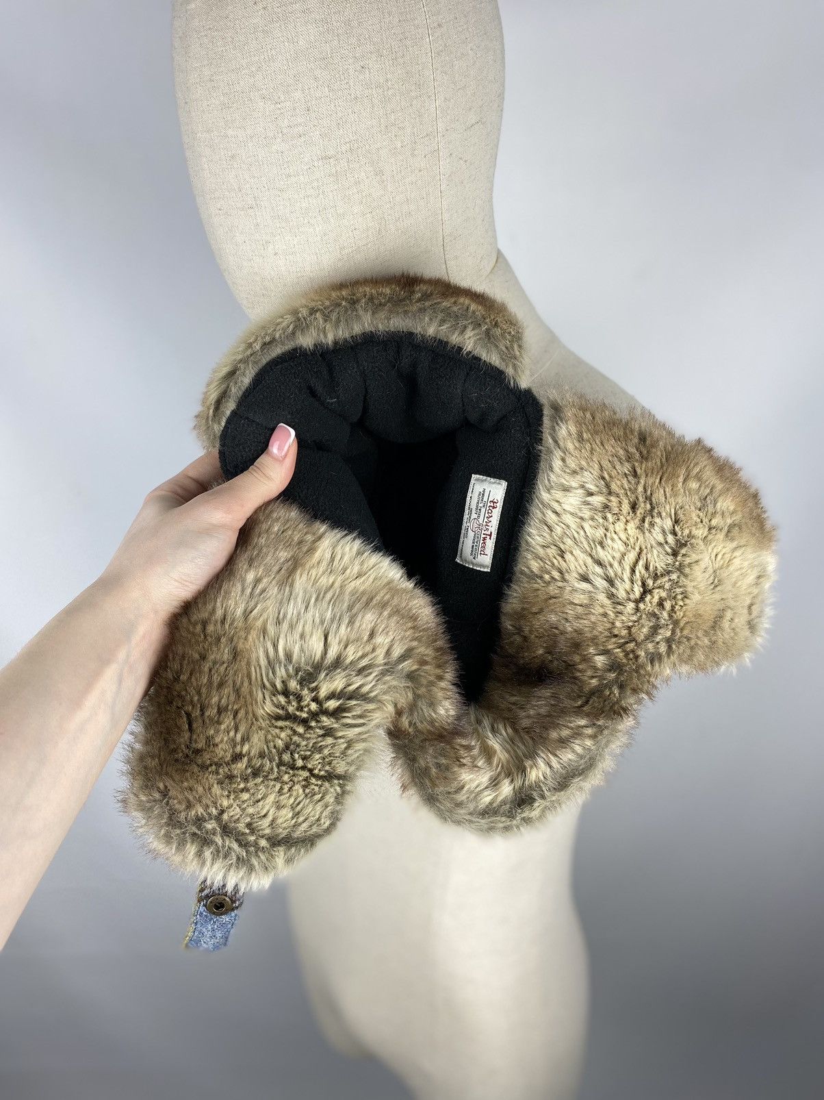 Harris Tweed Harris Tweed wool trapper Ushanka hat size L Size ONE SIZE - 13 Thumbnail