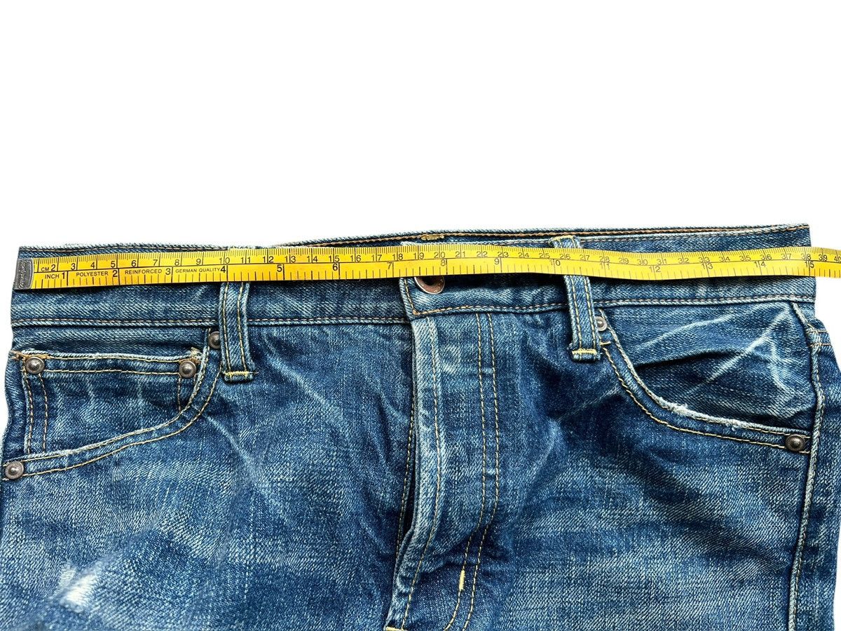 Vintage Vintage Japanese Selvedge Distressed Denim Jeans 30x30 Size US 30 / EU 46 - 11 Thumbnail