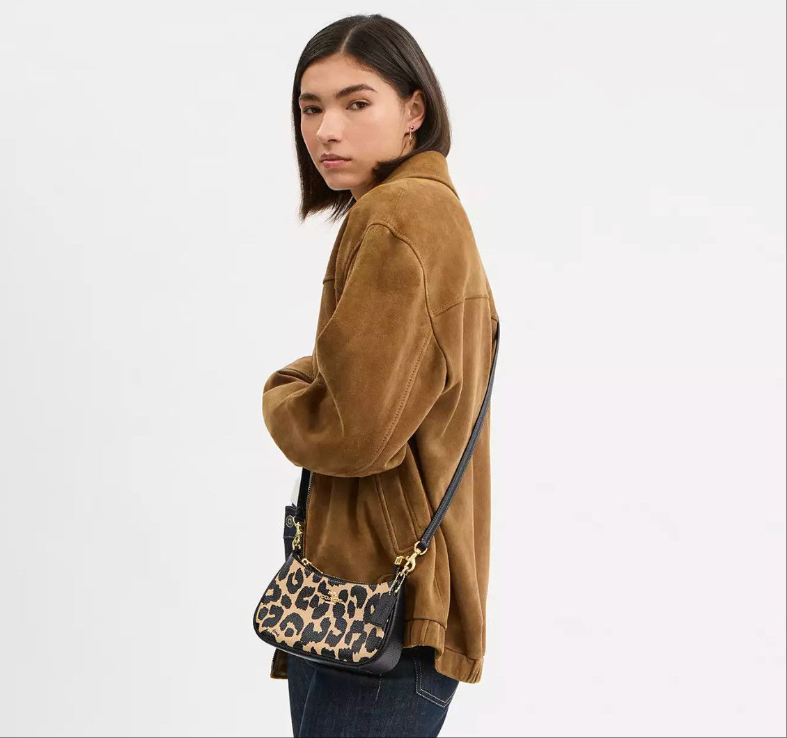 Coach Teri Shoulder Bag With Leopard Print CBH61 Size ONE SIZE - 9 Thumbnail
