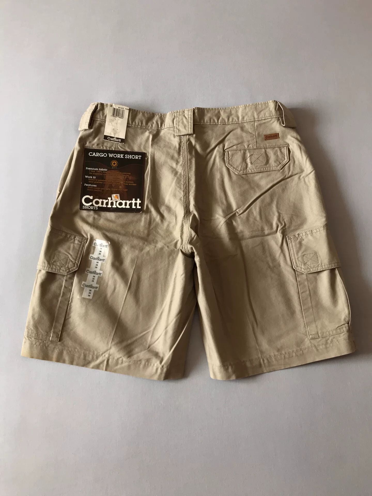 Carhartt Carhartt B143 Tan W36 Cargo Shorts Size US 36 / EU 52 - 1 Thumbnail