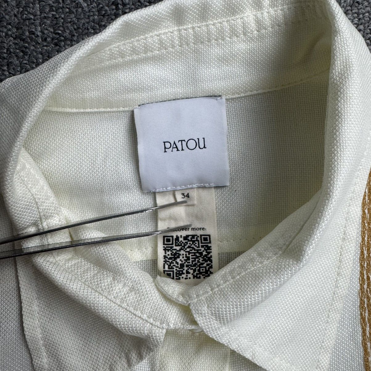 Patou Patou - Embroidered Logo Design L/S Oversized Size XS / US 0-2 / IT 36-38 - 7 Thumbnail