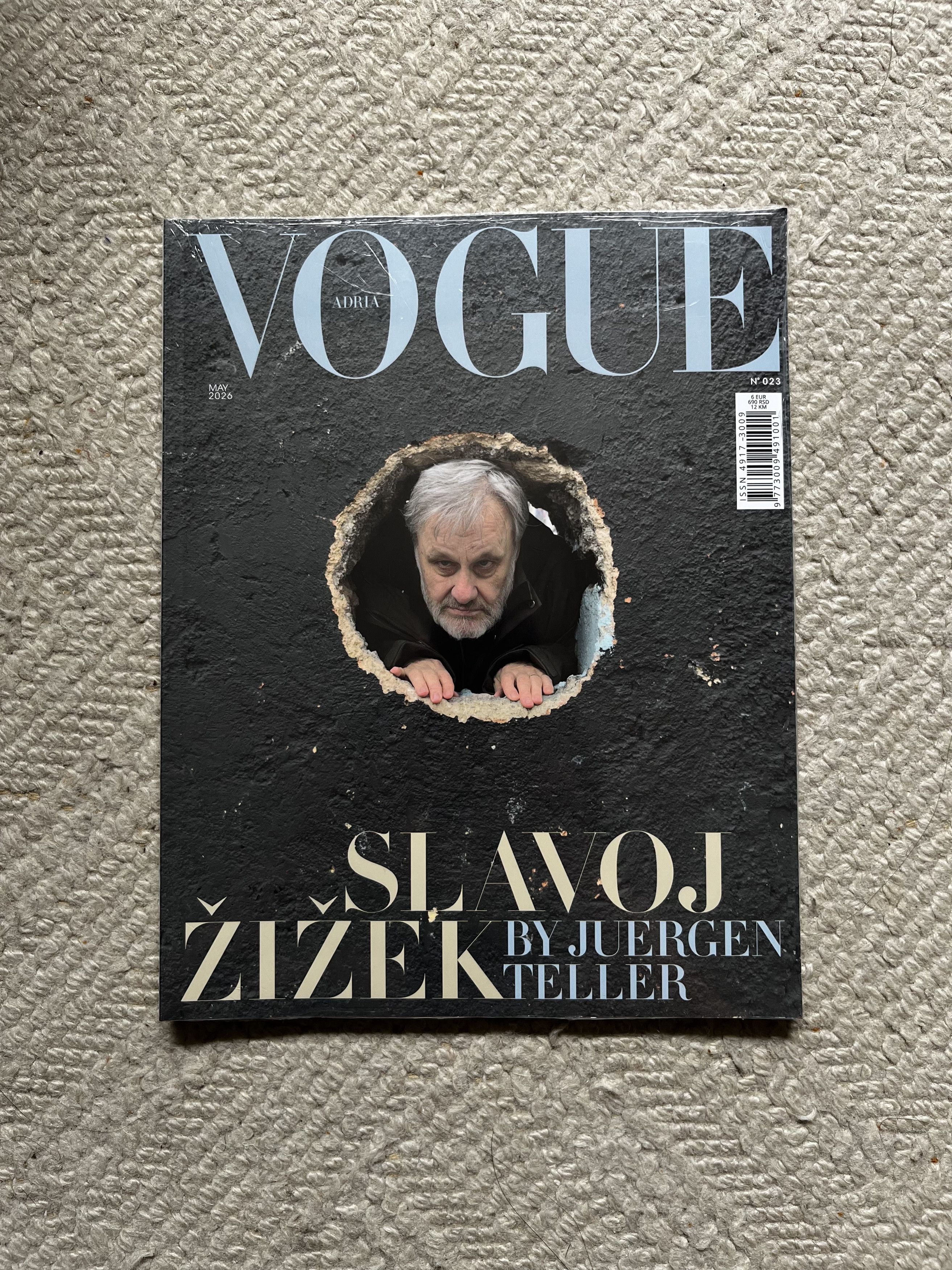 Vogue Vogue Adria May 2026 #23 Slavoj Zizek Cover Size ONE SIZE - 1 Thumbnail