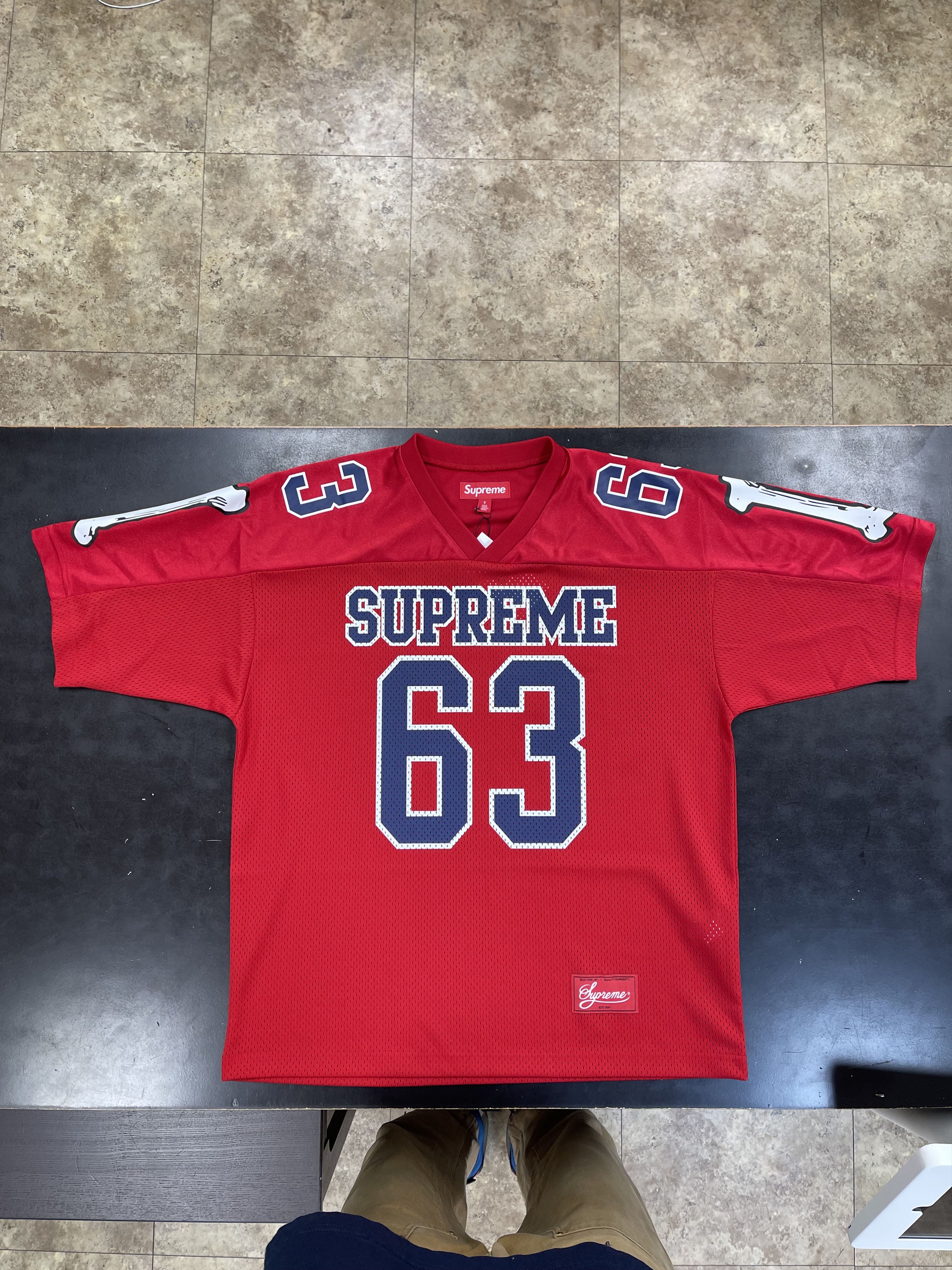 Supreme Supreme bones jersey fw 25 | Grailed
