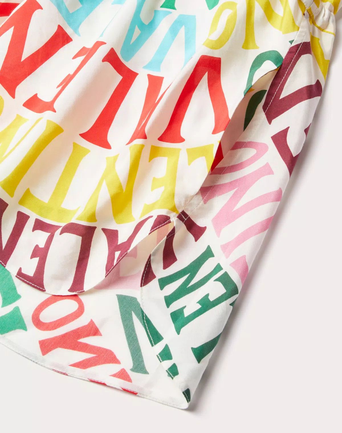 Valentino o1s1wg110625 Loop Poplin Dress in Multicolor Size M / US 6-8 / IT 42-44 - 7 Thumbnail