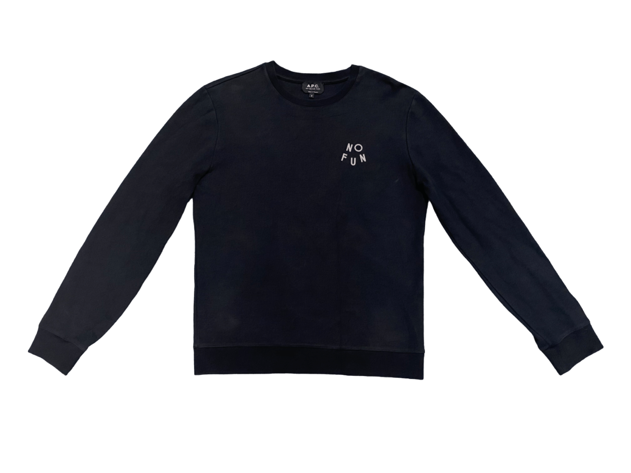 A.P.C. APC Sweatshirt No Fun Grailed