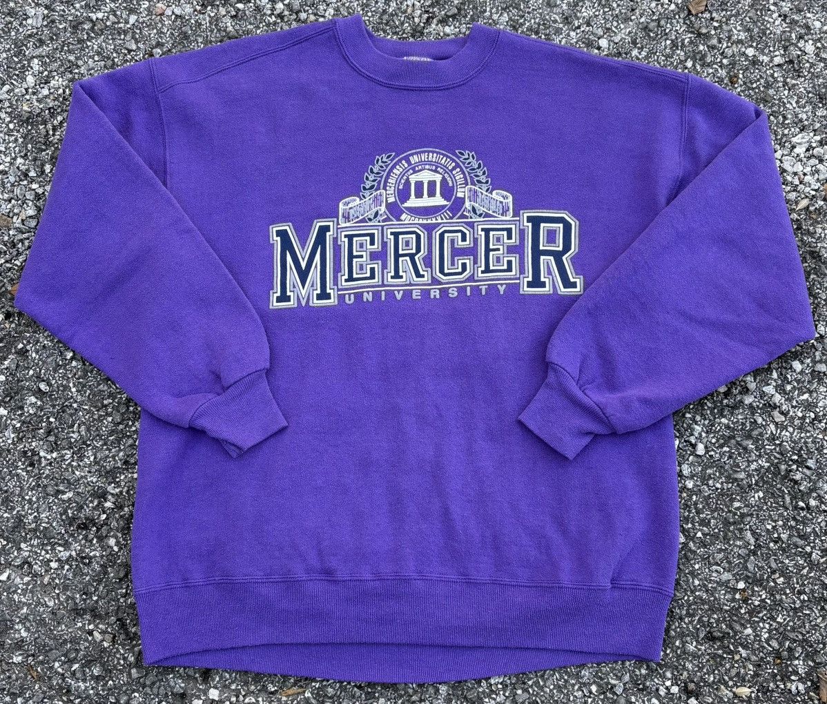 Other Vintage 90s Mercer University Purple Crewneck Size US XL / EU 56 / 4 - 1 Preview