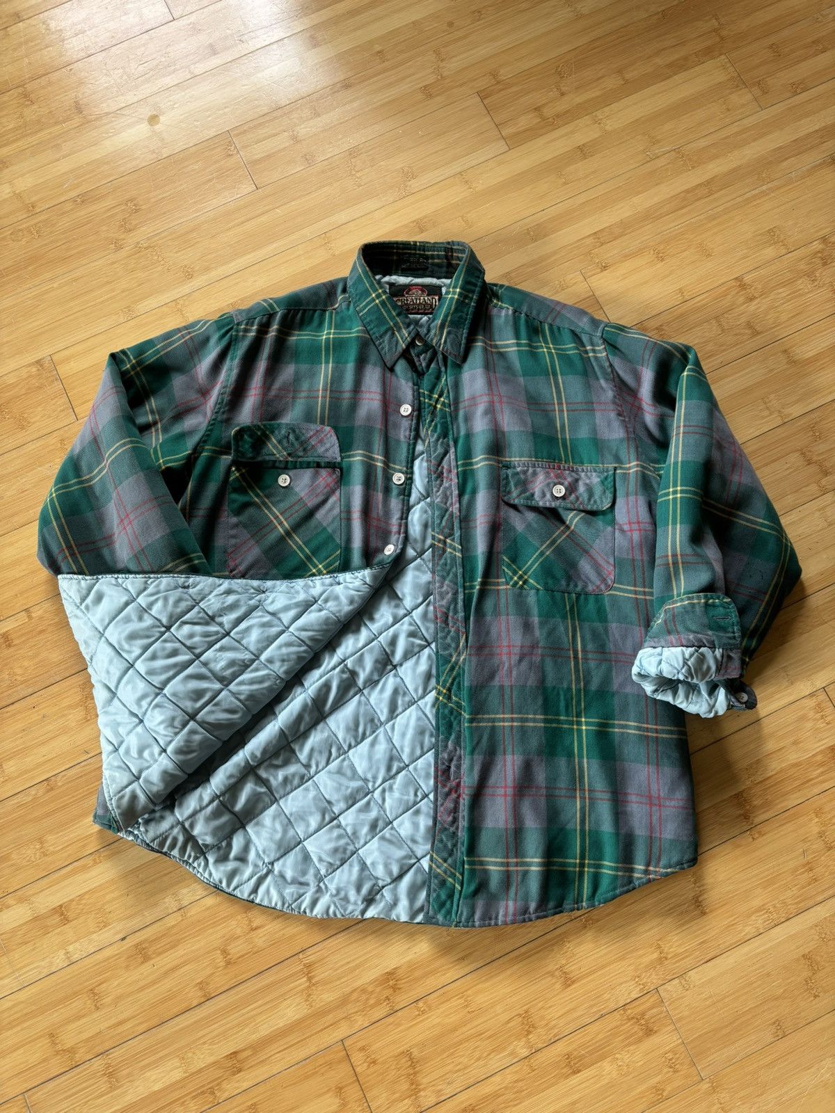 Other Beautiful vintage quilted flannel Size US L / EU 52-54 / 3 - 1 Thumbnail