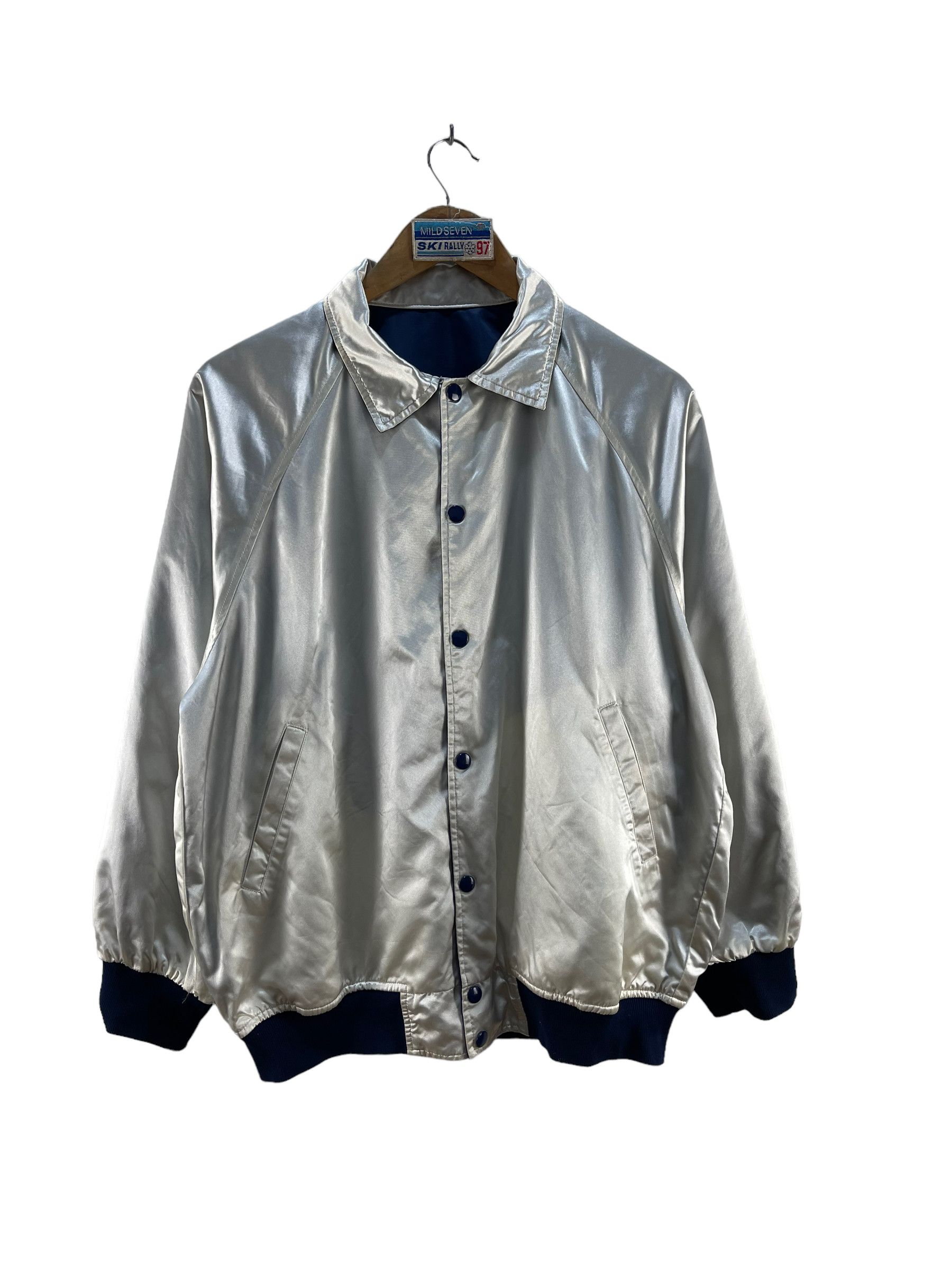 Japanese Brand Vintage Mild Seven Box Jacket Size US L / EU 52-54 / 3 - 3 Thumbnail