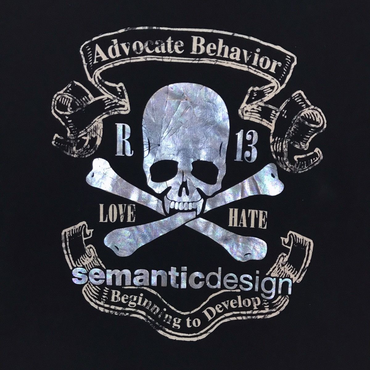 Roen long sleeve shirt 髑髏 bedrock Roen long sleeve shirt 髑髏 bedrock - メルカリ