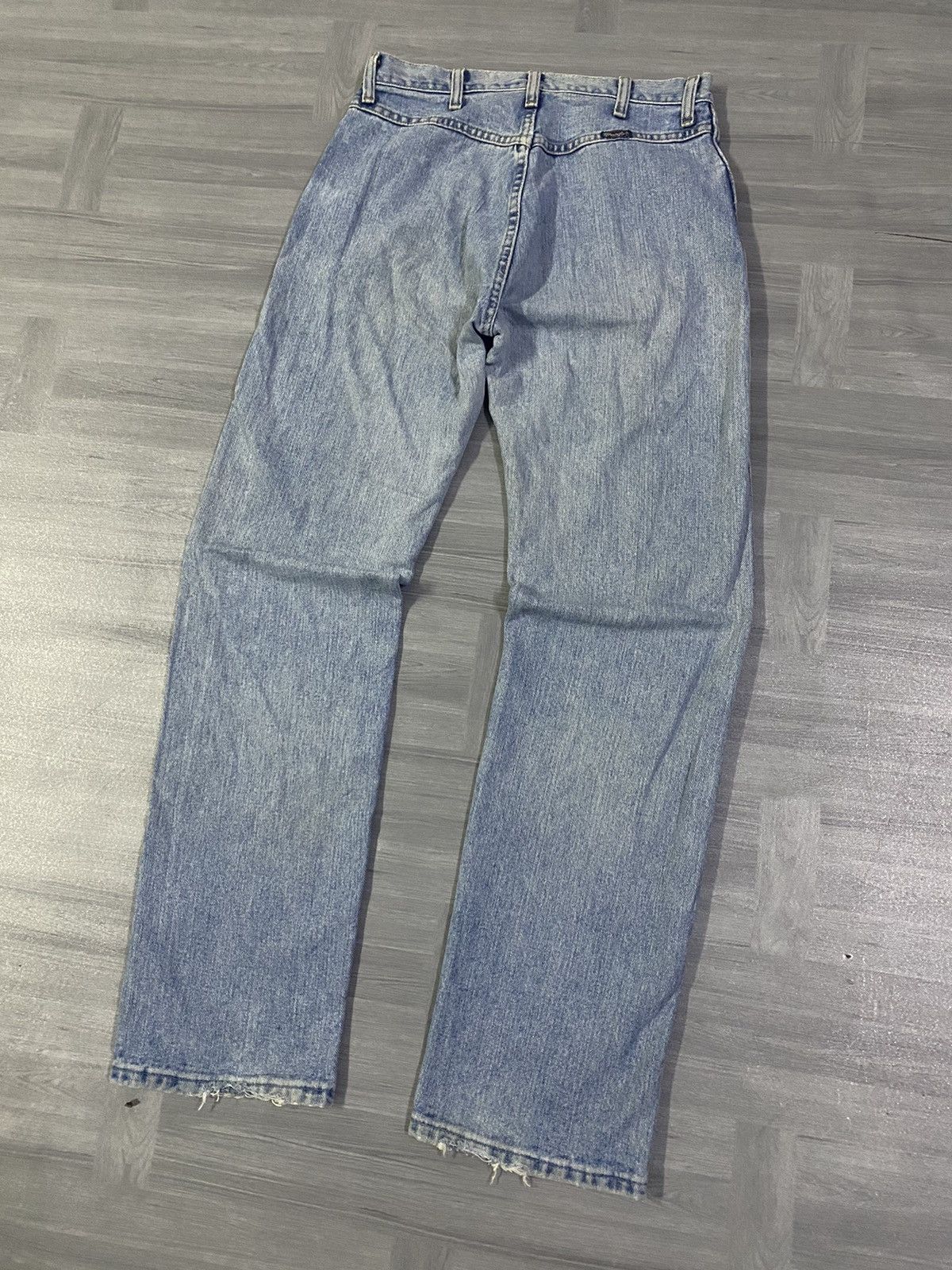 Wrangler Vintage 80s Wrangler bareback Jeans No Back Pockets NWT Size US 30 / EU 46 - 3 Thumbnail