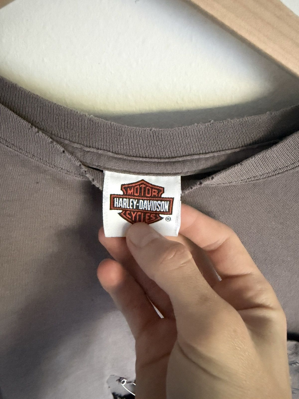 Harley Davidson ABSOLUTELY THRASHED FUCKING SMOKED HARLEY DAVIDSON Size US L / EU 52-54 / 3 - 7 Thumbnail