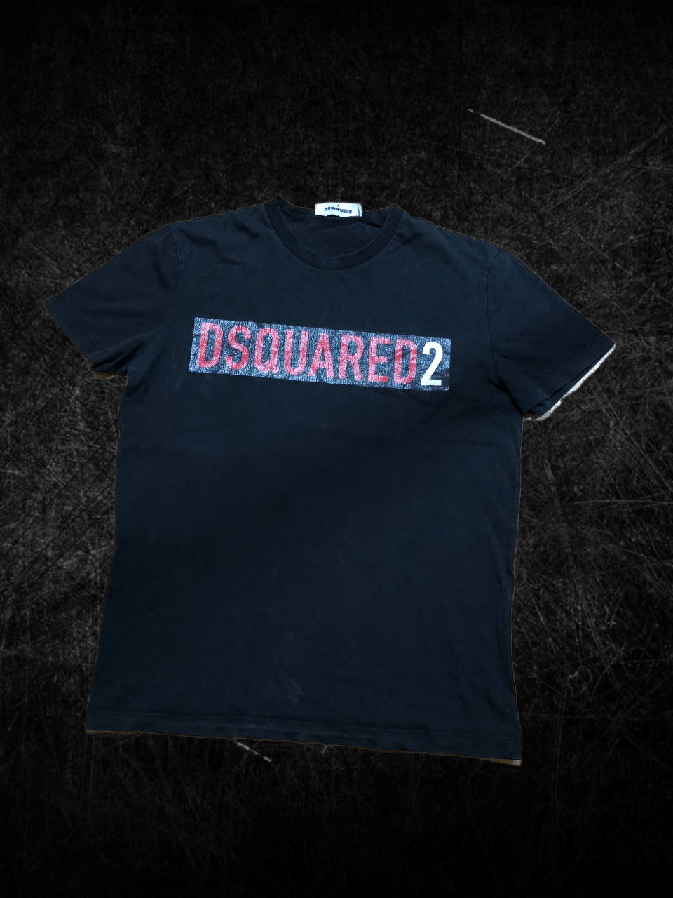 Dsquared2 DSQUARED2 Mens Black T Shirt Print Cotton Short Sleeve Size US L / EU 52-54 / 3 - 1 Thumbnail