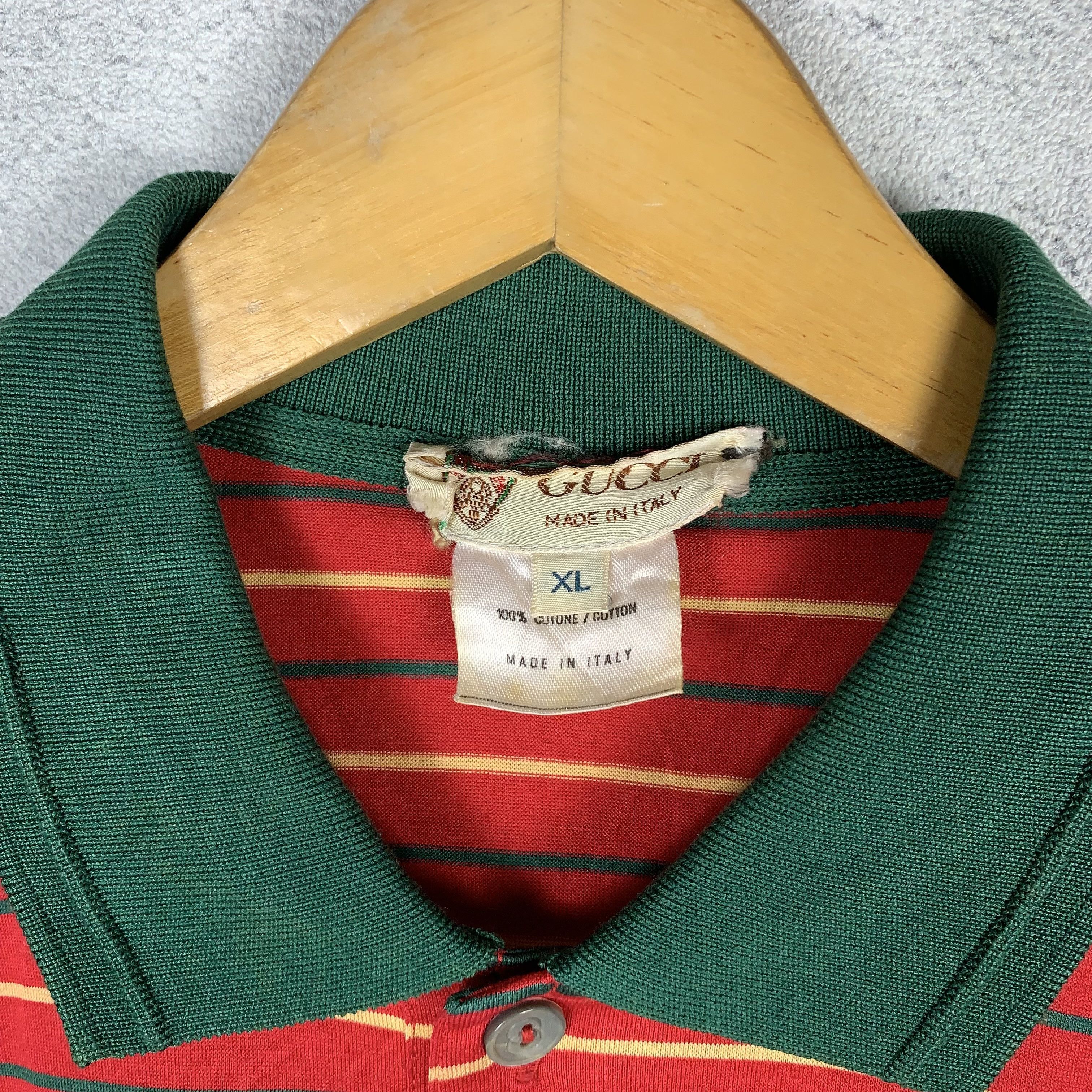 Gucci Vintage 90s Gucci Polo Shirt Size US XL / EU 56 / 4 - 6 Thumbnail