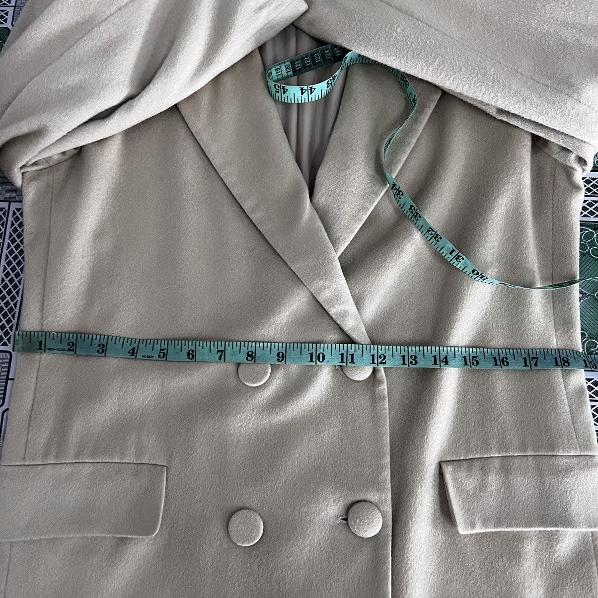 Loro Piana 🔥 BORGOMA ROSE LORO PIANA WOOL DOUBLE BREASTED - 40 Size M / US 6-8 / IT 42-44 - 5 Thumbnail