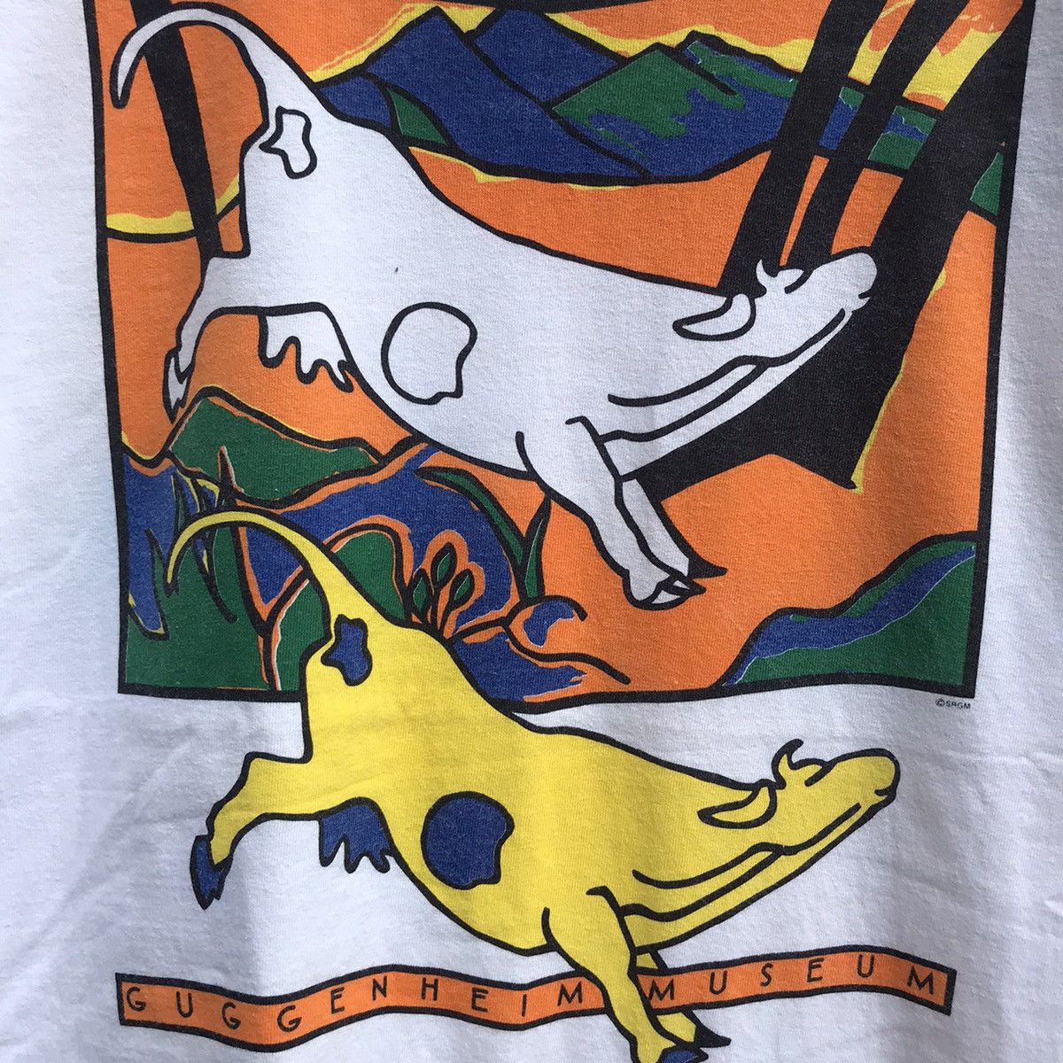 Vintage Vintage 90s FRANZ MARC pop art tee germany Size US XL / EU 56 / 4 - 3 Thumbnail