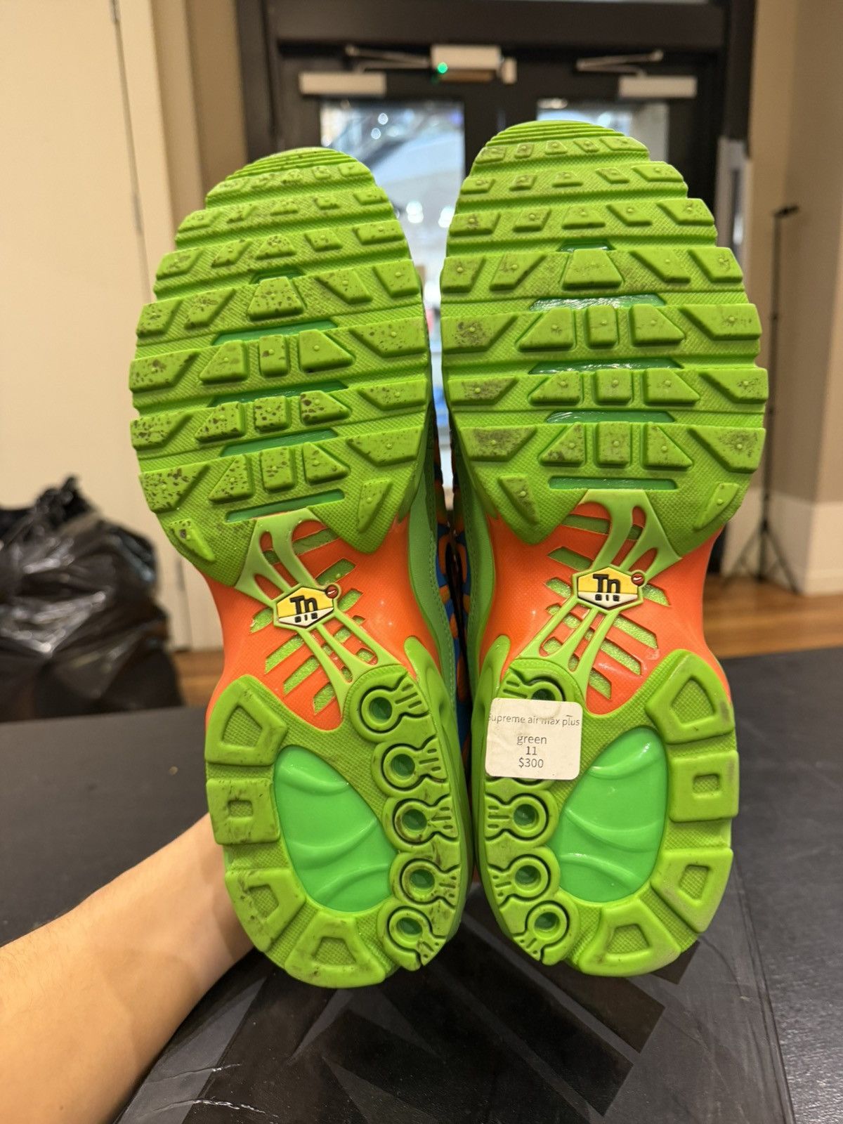 Nike × Supreme Nike Air Max Plus ‘Supreme Mean Green’ Size US 11 / EU 44 - 5 Thumbnail