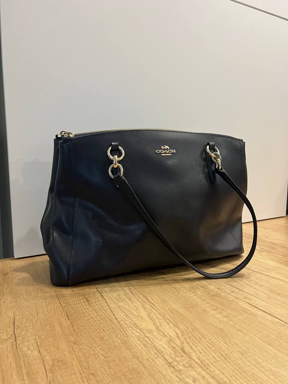 Coach Coach Black Blue Leather Large Size ONE SIZE - 8 Thumbnail