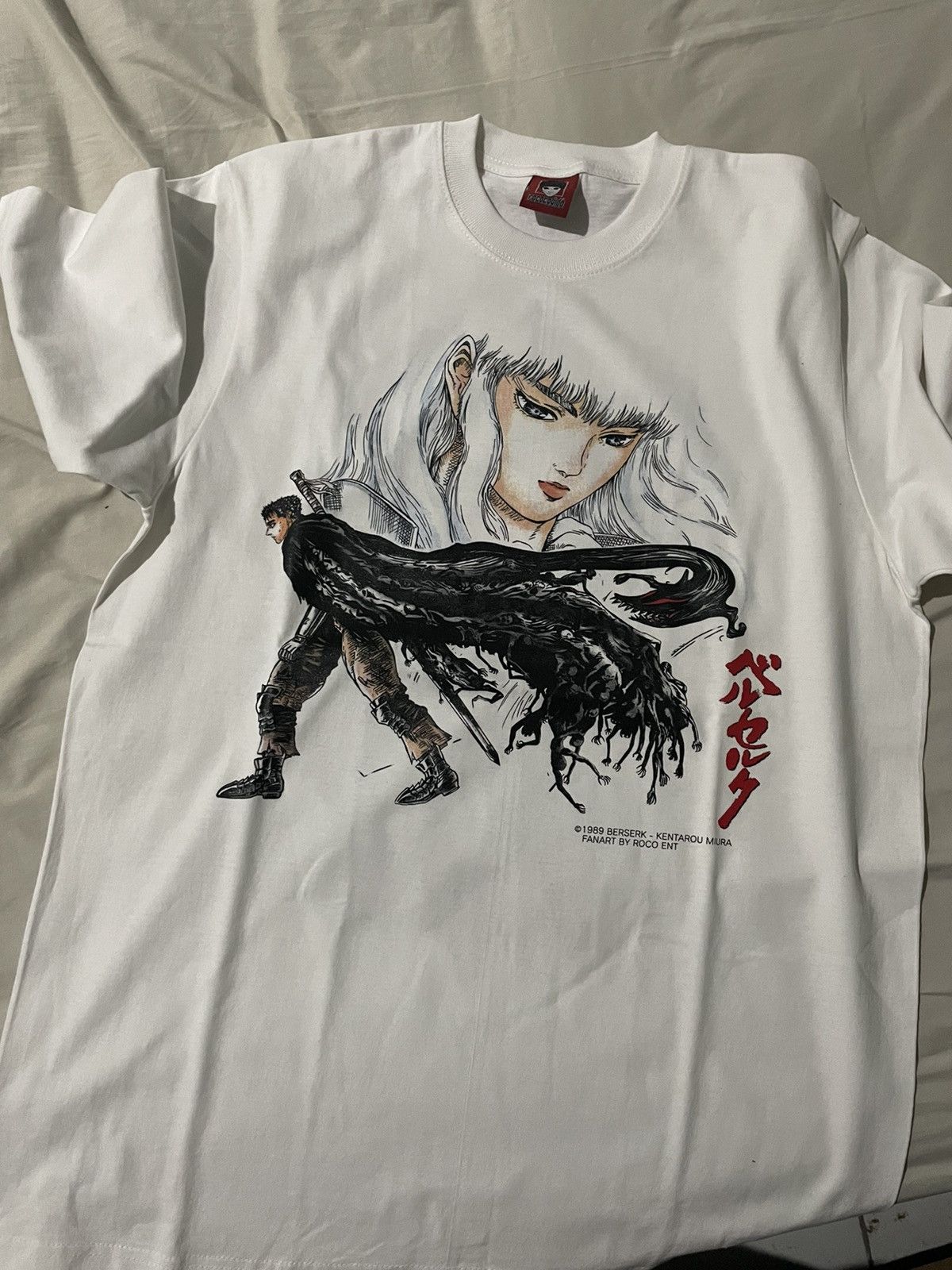 Anime Rare Berserk Guts Griffith Anime Manga T-Shirt Size US L / EU 52-54 / 3 - 2 Thumbnail
