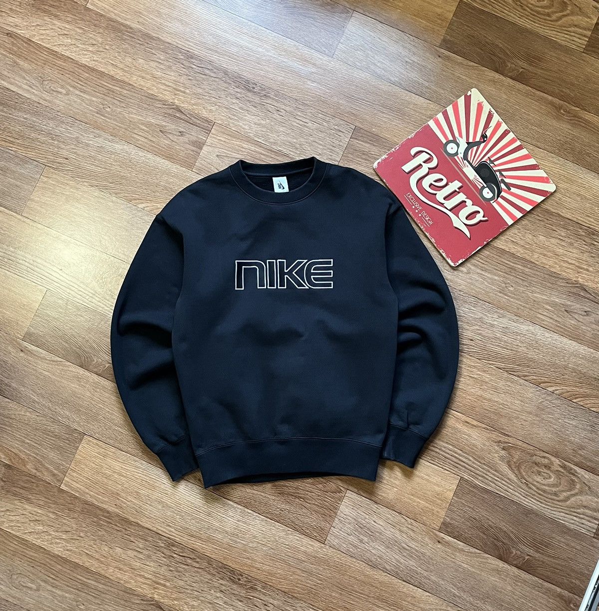 Nike Nike Lab Big Logo Trainer Crewneck Sweatshirt Size US S / EU 44-46 / 1 - 1 Thumbnail