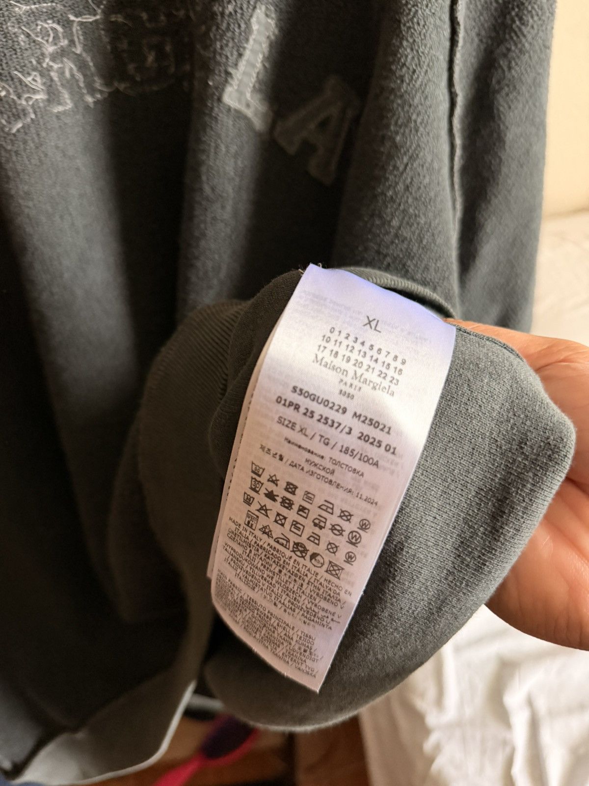 Maison Margiela Inside out french terry shirt Size US XL / EU 56 / 4 - 6 Thumbnail
