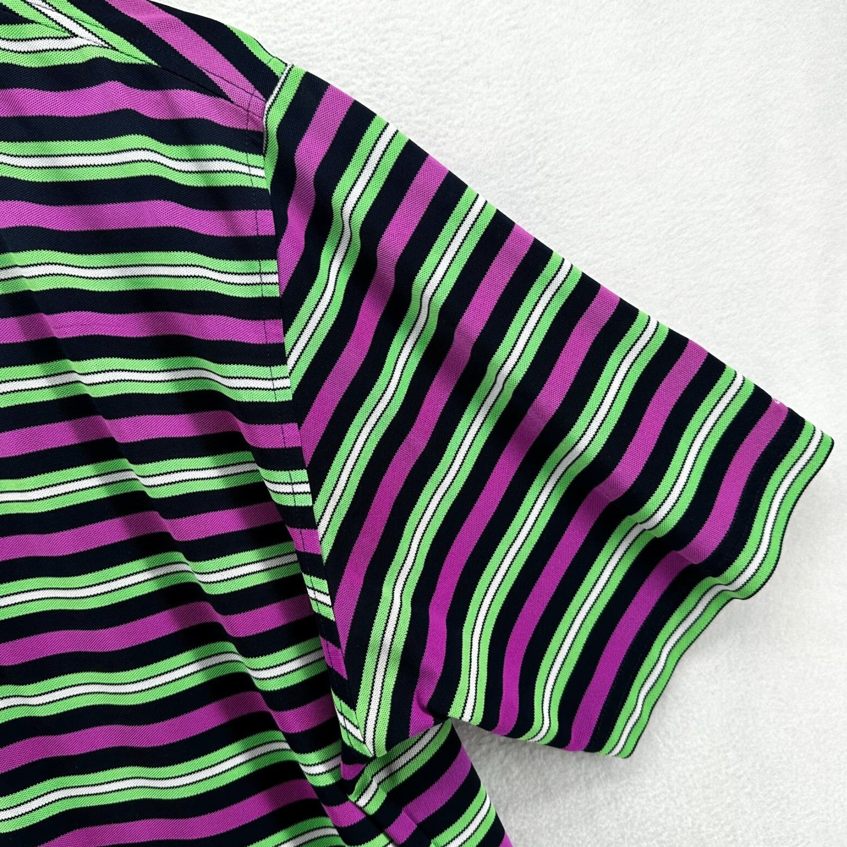 Footjoy Footjoy Polo Shirt Multicolor Men's Size Medium Golf Striped Short Sleeve Size US M / EU 48-50 / 2 - 6 Thumbnail